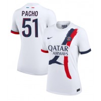 Paris Saint-Germain Willian Pacho #51 Fußballbekleidung Auswärtstrikot Damen 2024-25 Kurzarm